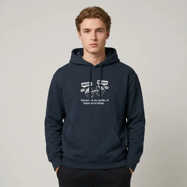 Sarcasm_Is_My_Cardio_Hoodie_Navy_Blue