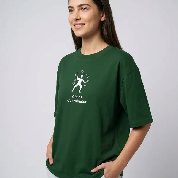 Chaos_Coordinator_Oversized_Classic_T_Shirt_Bottle_Green