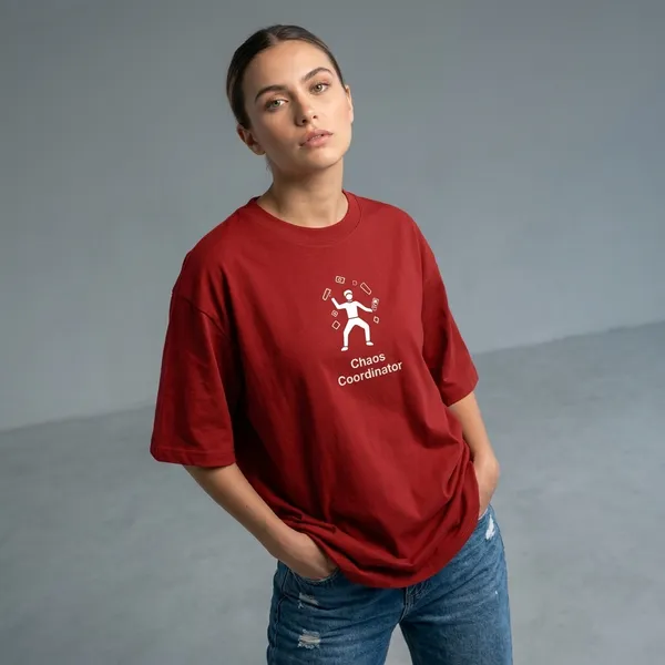 Chaos_Coordinator_Oversized_Classic_T_Shirt_Red