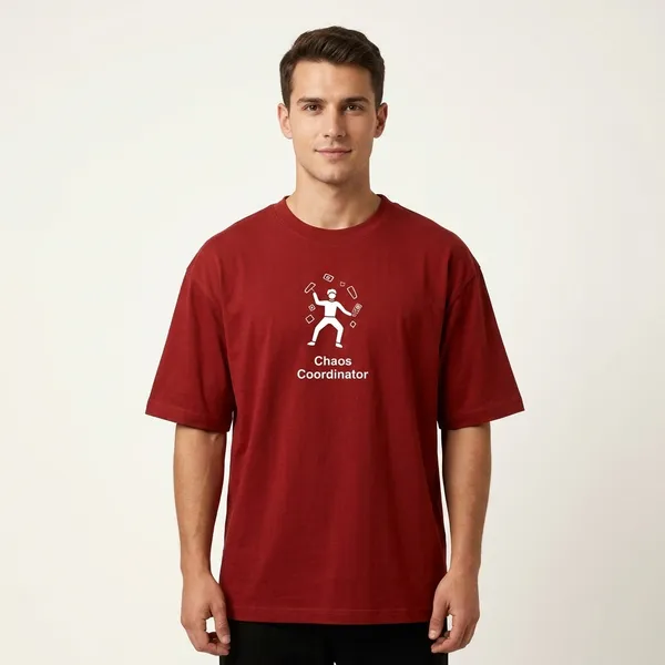 Chaos_Coordinator_Oversized_Classic_T_Shirt_Red