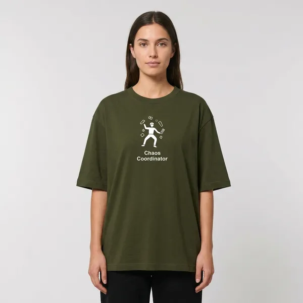 Chaos_Coordinator_Oversized_Classic_T_Shirt_Olive_Green
