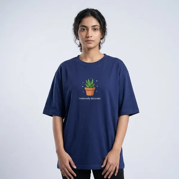 Internally_Decorate_Oversized_Classic_T_Shirt_Royal_Blue