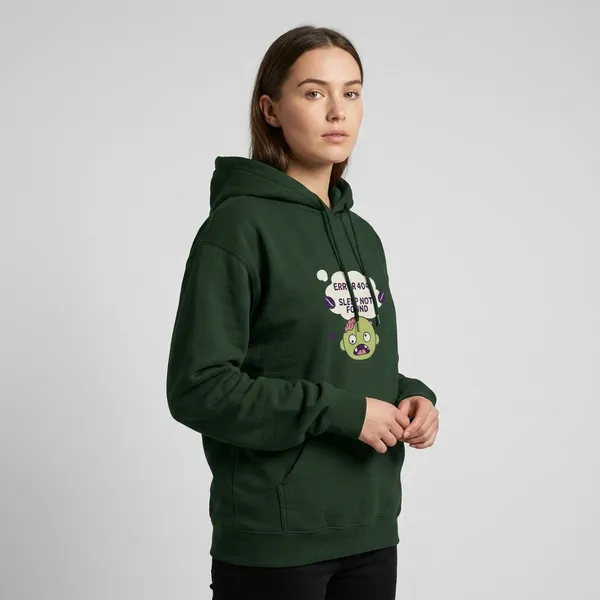 Error_404_Unisex_Hoodie_Bottle_Green