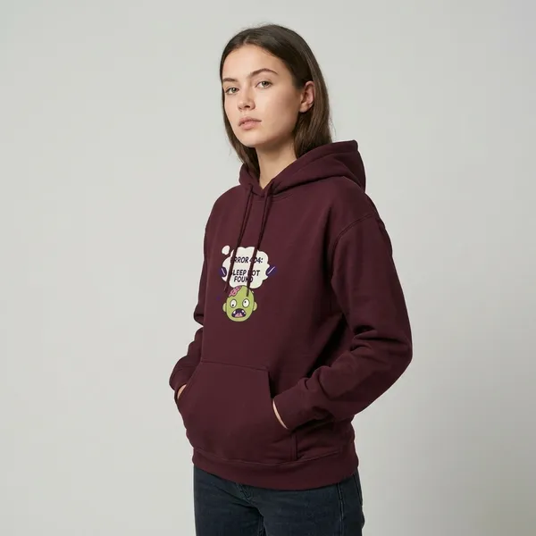 Error_404_Unisex_Hoodie_Maroon