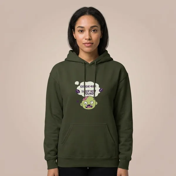 Error_404_Unisex_Hoodie_Olive_Green
