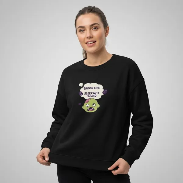 Error_404_Oversized_Sweatshirt_Black