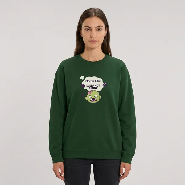 Error_404_Oversized_Sweatshirt_Bottle_Green