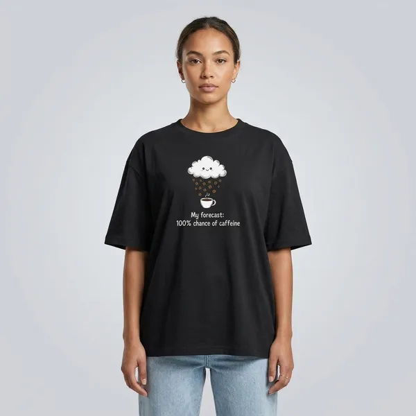Forecast_Oversized_Classic_T_Shirt_Black