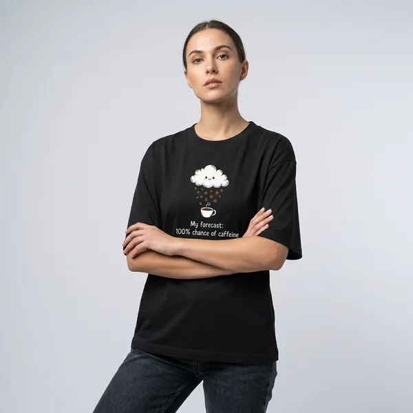 Forecast_Oversized_Classic_T_Shirt_Black