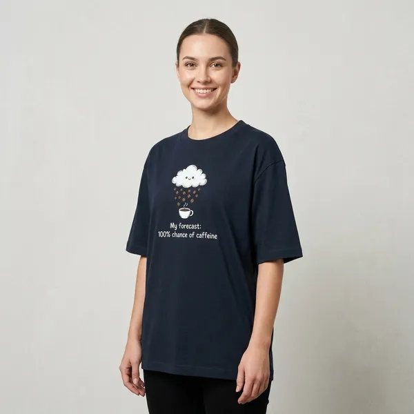 Forecast_Oversized_Classic_T_Shirt_Navy_Blue