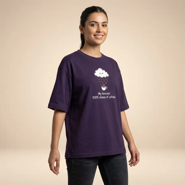 Forecast_Oversized_Classic_T_Shirt_Purple