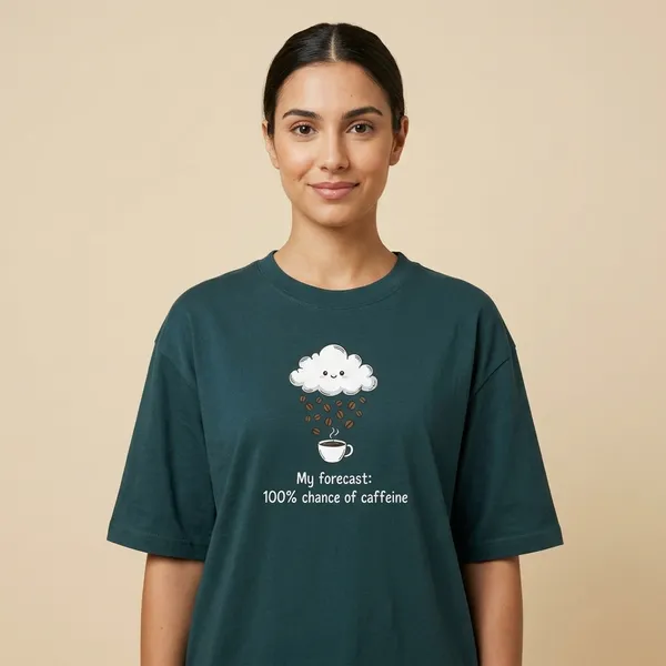 Forecast_Oversized_Classic_T_Shirt_Petrol_Blue
