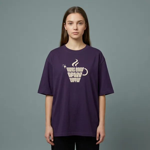 Ideas_Come_After_Coffee_Oversized_Classic_T_Shirt_Purple