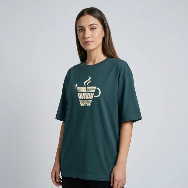 Ideas_Come_After_Coffee_Oversized_Classic_T_Shirt_Petrol_Blue
