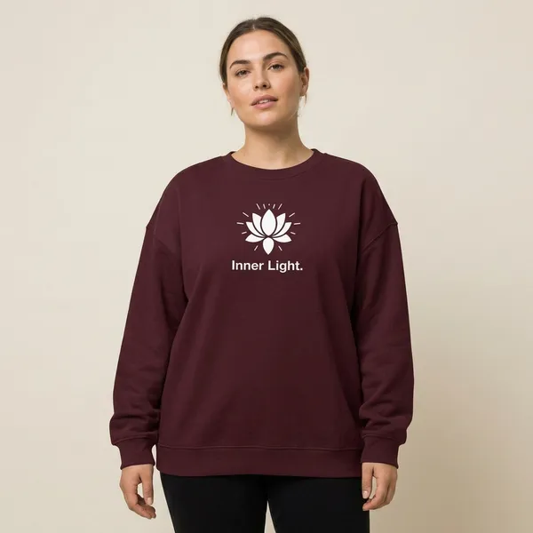 Inner_Light_Oversized_Sweatshirt_Maroon