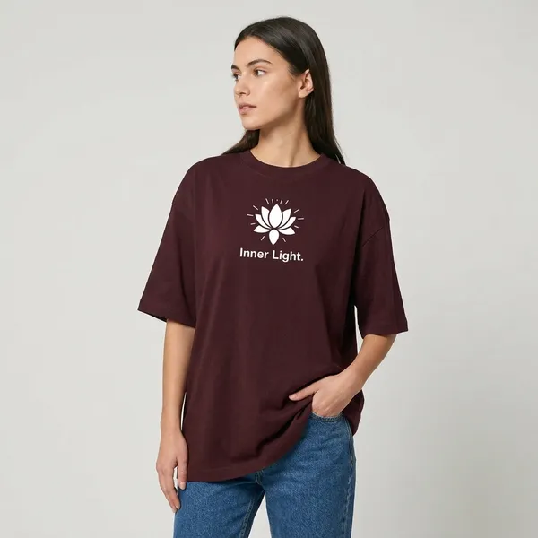 Inner_Light_Oversized_T_Shirt_Maroon