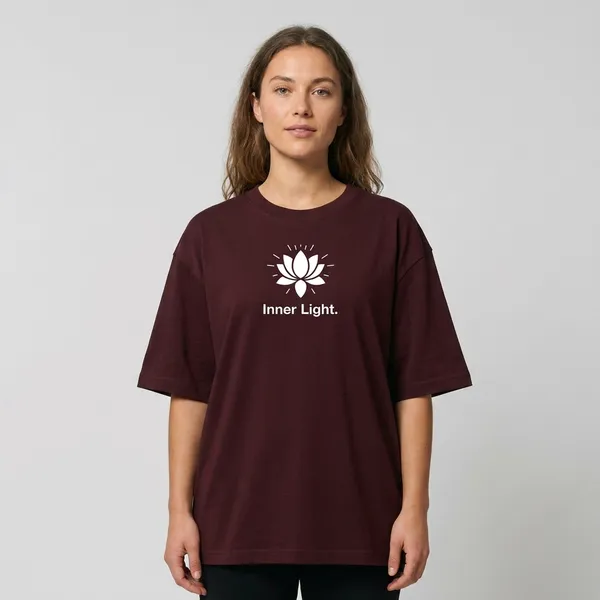 Inner_Light_Oversized_T_Shirt_Maroon