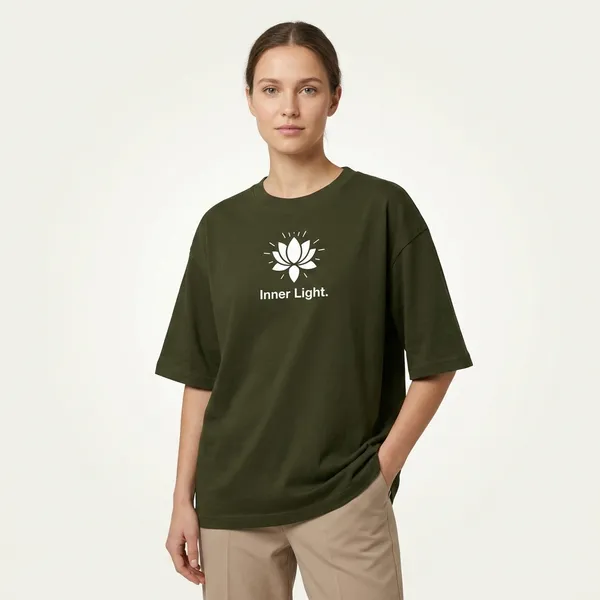 Inner_Light_Oversized_T_Shirt_Olive_Green