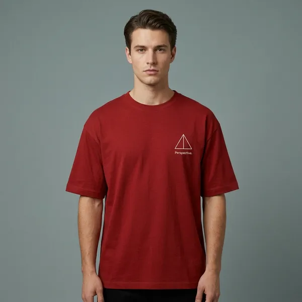 Perspective_Oversized_T_Shirt_Red