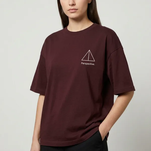 Perspective_Oversized_T_Shirt_Maroon