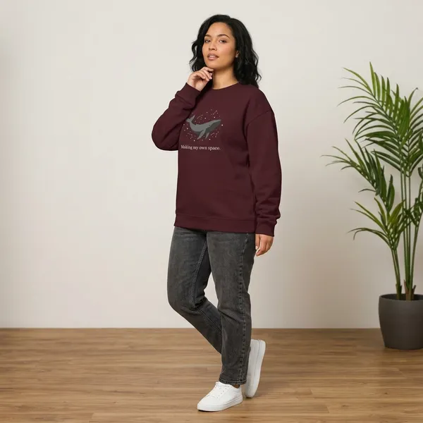 Making_My_Own_Space_Oversized_Sweatshirt_Maroon