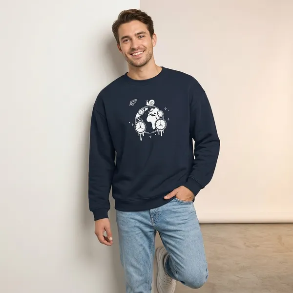 World_Time_Oversized_Sweatshirt_Navy_Blue
