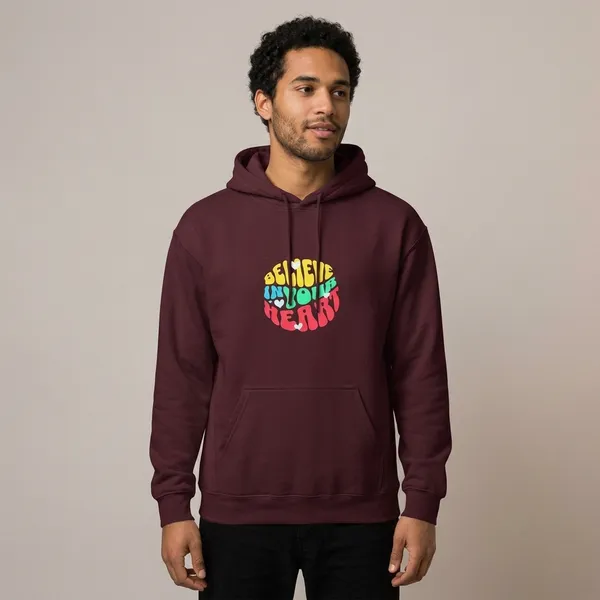 Believe_In_Your_Heart_Unisex_Hoodie_Maroon