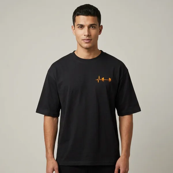Gym_Is_Life_Oversized_T_Shirt_Black