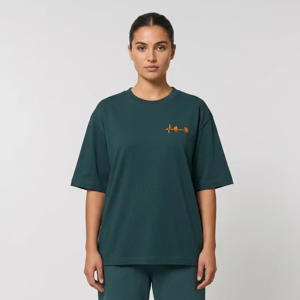 Gym_Is_Life_Oversized_T_Shirt_Petrol_Blue