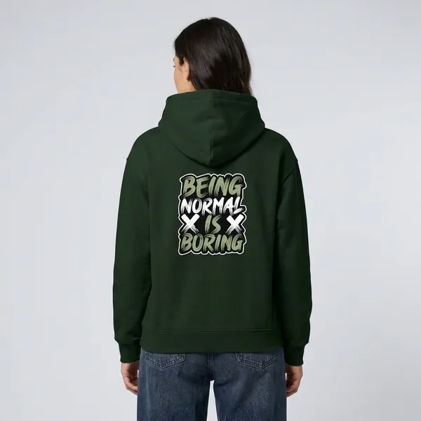 Normal_Is_Boring_Unisex_Hoodie_Bottle_Green