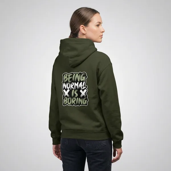 Normal_Is_Boring_Unisex_Hoodie_Olive_Green