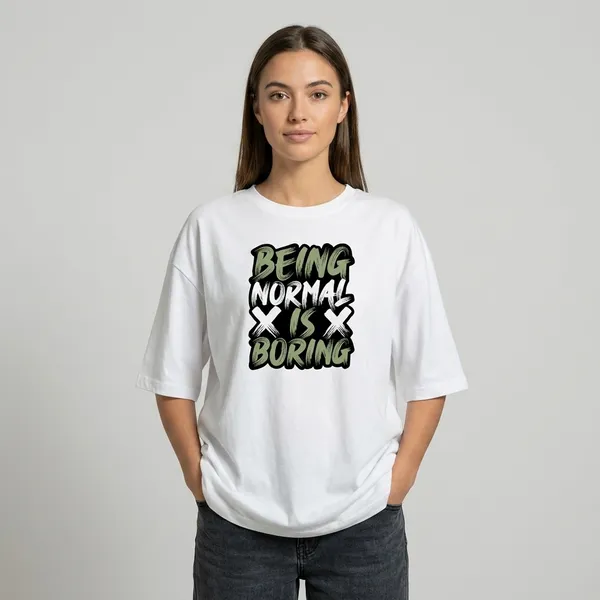 Normal_Is_Boring_Oversized_T_Shirt_White