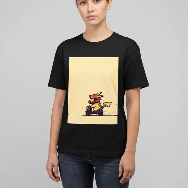 Cute_Rider_Classic_T_Shirt_Black