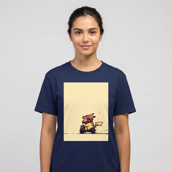 Cute_Rider_Classic_T_Shirt_Royal_Blue