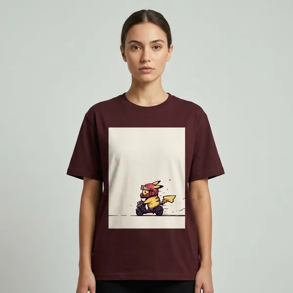 Cute_Rider_Classic_T_Shirt_Maroon