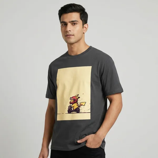 Cute_Rider_Classic_T_Shirt_Steel_Grey