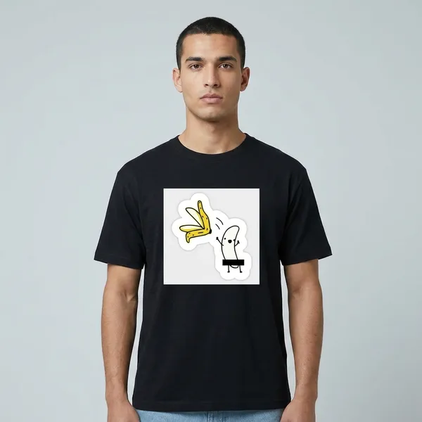 Cool_Banana_Classic_T_Shirt_Navy_Blue