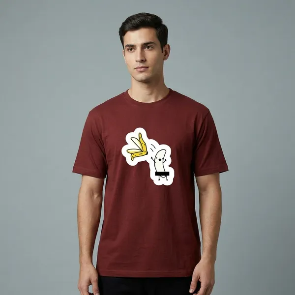 Cool_Banana_Classic_T_Shirt_Brick_Red