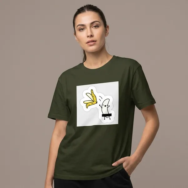 Cool_Banana_Classic_T_Shirt_Olive_Green