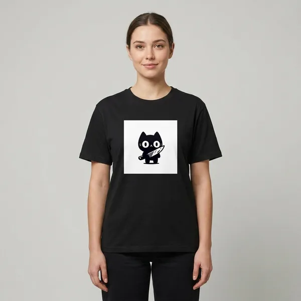 Killer_Cat_Classic_T_Shirt_Black