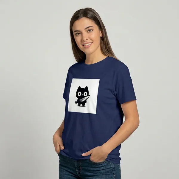 Killer_Cat_Classic_T_Shirt_Royal_Blue