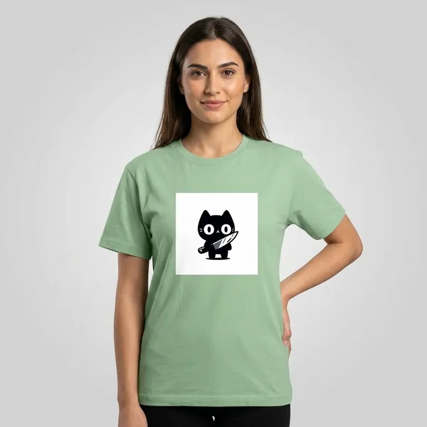 Killer_Cat_Classic_T_Shirt_Jade