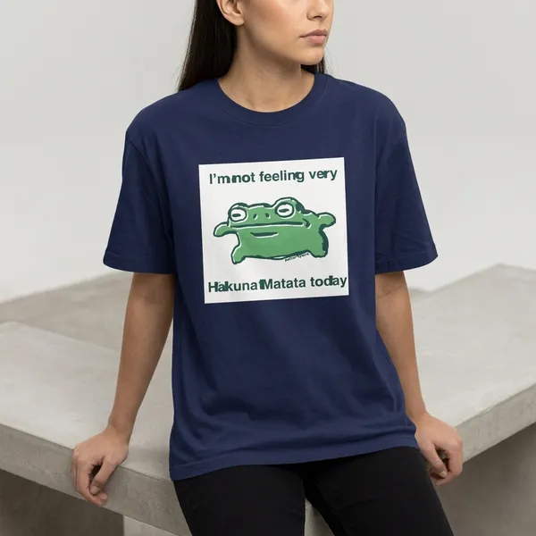 Hakuna_Matata_Classic_T_Shirt_Royal_Blue