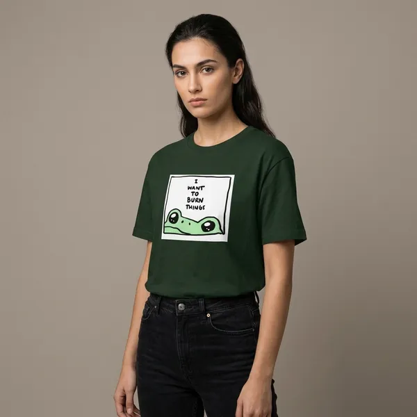 Burn_Things_Classic_T_Shirt_Bottle_Green