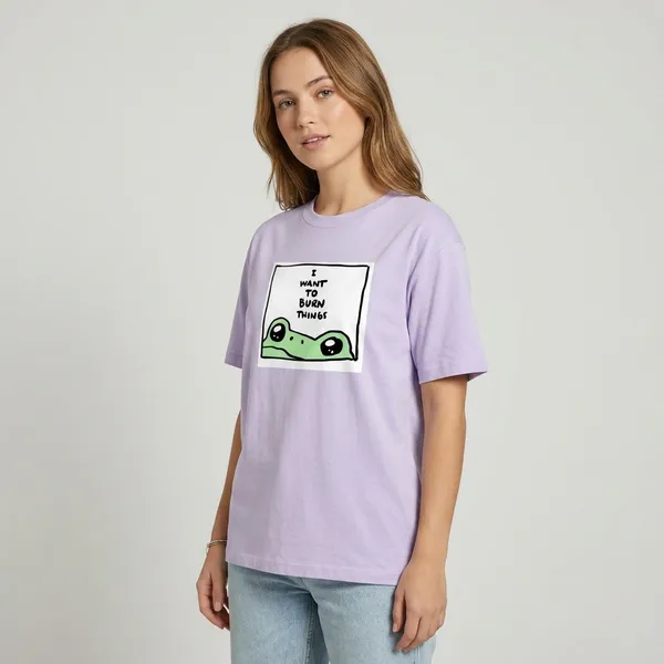 Burn_Things_Classic_T_Shirt_Lavender
