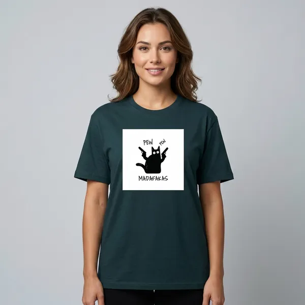 Pew_Pew_Madafaka_Classic_T_Shirt_Petrol_Blue