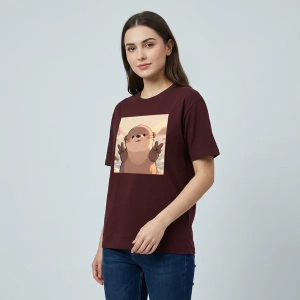 Overloaded_Cuteness_Classic_T_Shirt_Maroon