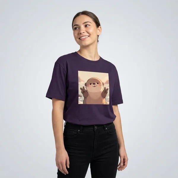 Overloaded_Cuteness_Classic_T_Shirt_Purple