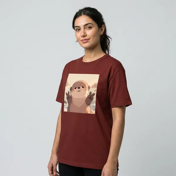 Overloaded_Cuteness_Classic_T_Shirt_Brick_Red