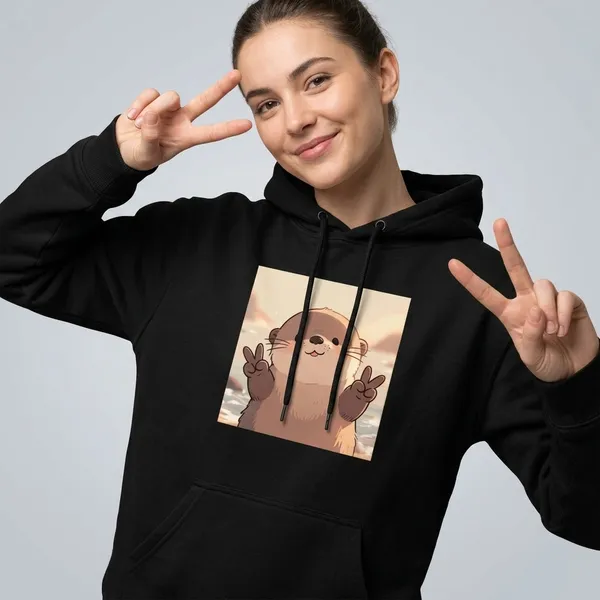 Overloaded_Cuteness_Hoodie_Black